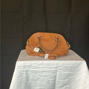 Cognac leather bag
